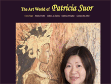 Tablet Screenshot of patriciasuorfineart.com